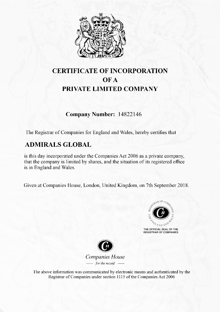 admiralsglobal.net  certificate